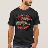 B-24 Liberator Heavy Bomber Vliegtuig T-shirt (Voorkant)