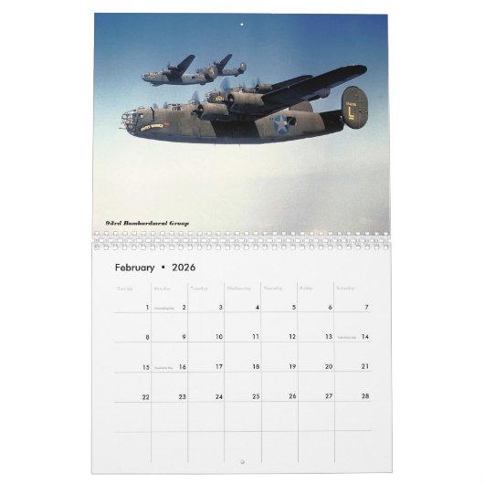 B-24 Liberator Kalender (Feb 2026)