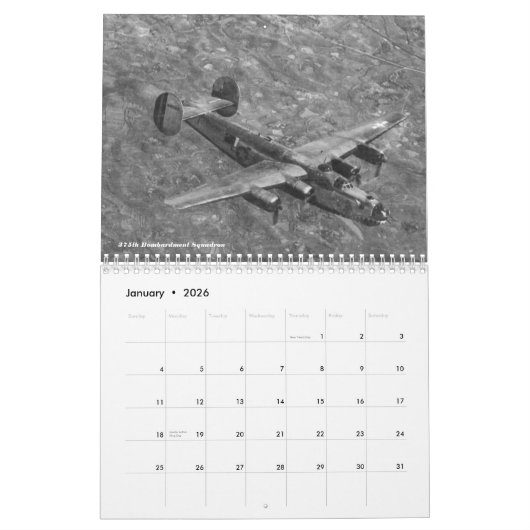 B-24 Liberator Kalender (Jan 2026)