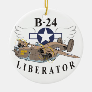 B-24 Liberator Keramisch Ornament
