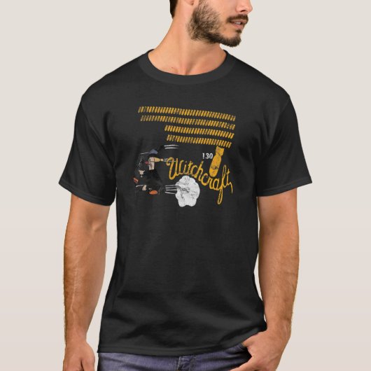 B 24 Liberator Witchcraft WW2 Bomber  Nose T-shirt (Voorkant)