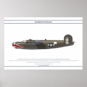 B-24J USA 90BG 1 POSTER (Voorkant)