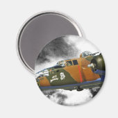 B-25 Bomber 'as nitemare' Magneet (Voorkant / Achterkant)
