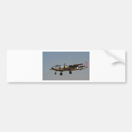 B-25 BOMBER BUMPERSTICKER (Voorkant)