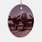 B-25 Bomber Keramisch Ornament (Rechts)