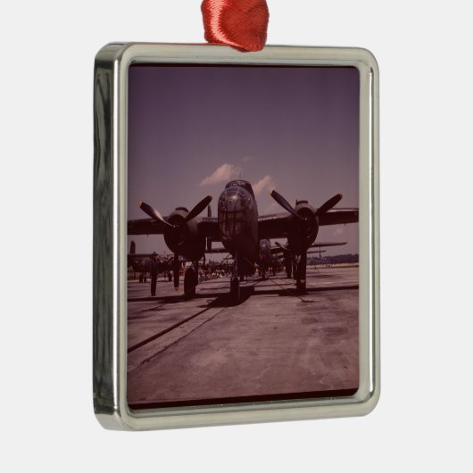 B-25 Bomber Metalen Ornament (Rechts)