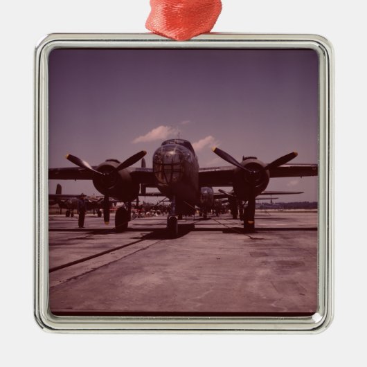 B-25 Bomber Metalen Ornament (Voorkant)