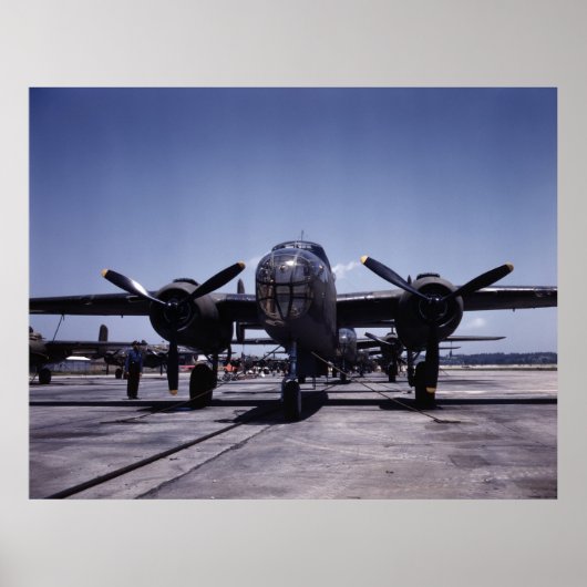 B-25 bommenwerpers poster (Voorkant)