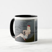 B-25 Briefing time nose art. Mok (Voorkant links)