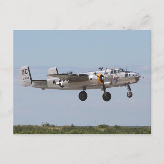 B-25 D Yankee Warrior Briefkaart (Voorkant)
