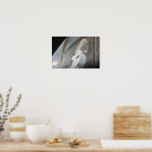 B-25 'Grumpy' Noseart afdrukken Poster (Keuken)