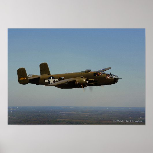 B-25 Mitchell bomber 2 poster (Voorkant)
