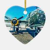 B-25 Mitchell Bomber Keramisch Ornament (Voorkant)