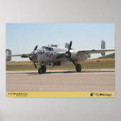 B-25 Mitchell Bomber Poster (Voorkant)