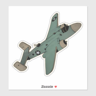 B-25 Mitchell, Bomber Vliegtuig Sticker