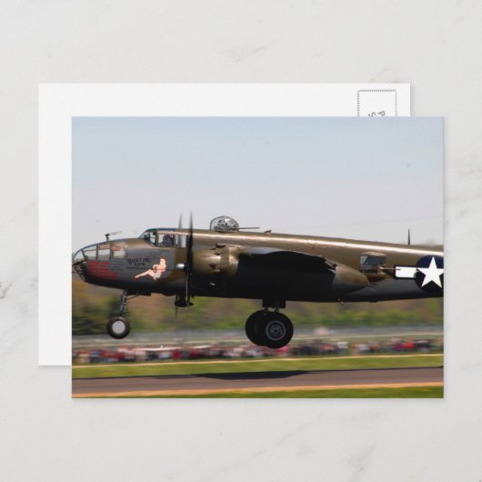 B-25 Mitchell Briefkaart (Voorkant / Achterkant)