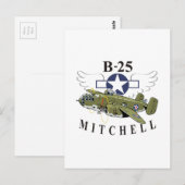 B-25 Mitchell Briefkaart (Voorkant / Achterkant)