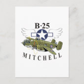 B-25 Mitchell Briefkaart (Voorkant)