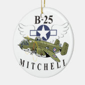 B-25 Mitchell Keramisch Ornament (Links)