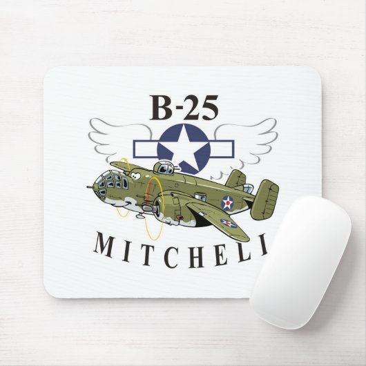 B-25 Mitchell Muismat (Met muis)