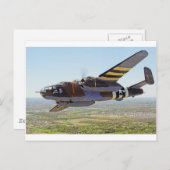 B-25 Mitchell Vintage Aircraft Briefkaart (Voorkant / Achterkant)