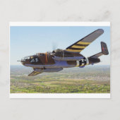 B-25 Mitchell Vintage Aircraft Briefkaart (Voorkant)