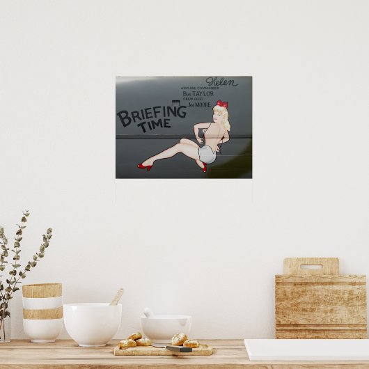 B-25-neus art. poster (Keuken)