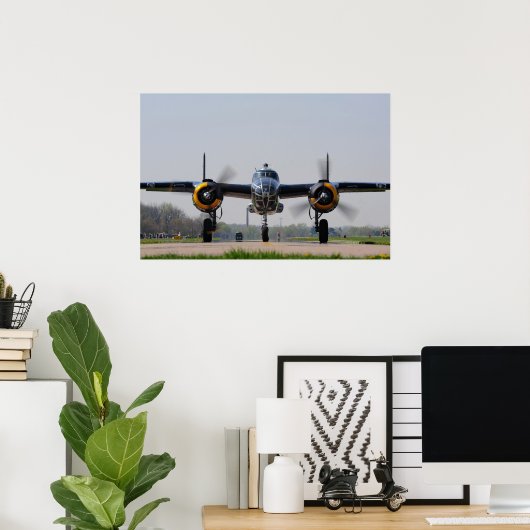 B-25 POSTER (Thuiskantoor)