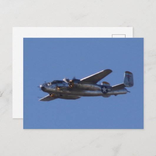 B-25 Super Rabbit Briefkaart (Voorkant / Achterkant)