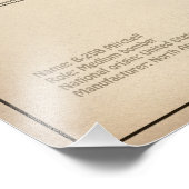 B-25B Mitchell Doolittle - Vliegtuigblauwdruk SD Foto Afdruk (Hoek)