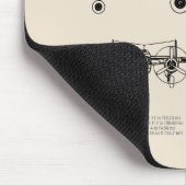 B-25B Mitchell Doolittle - Vliegtuigblauwdruk SD Muismat (Hoek)