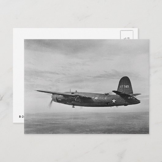B-26 Marauder Briefkaart (Voorkant / Achterkant)