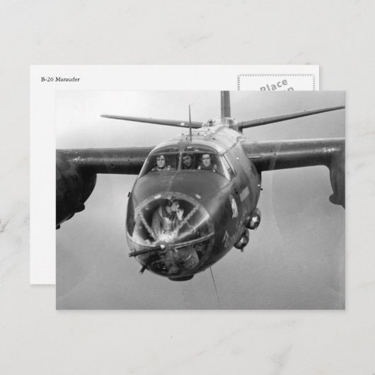 B-26 stroper briefkaart (Voorkant / Achterkant)
