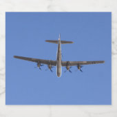 B-29 Bomber flaconetiket Bier Etiket (Enkel label)