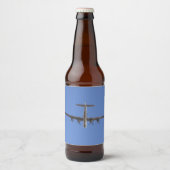 B-29 Bomber flaconetiket Bier Etiket (Voorkant)