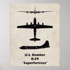B-29 Superfort Poster
