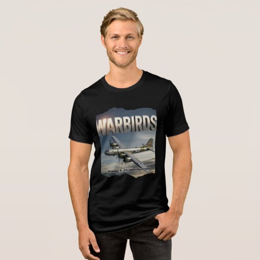  B-29 Superfortress Tri-Blend Shirt (Voorkant volledig)
