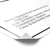 B-29 Superfortress - Vliegtuigblauwdruk Plannen BD Foto Afdruk (Hoek)