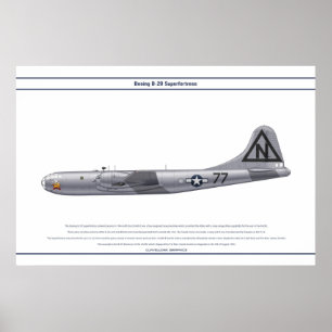 B-29 USA Bockscar Poster