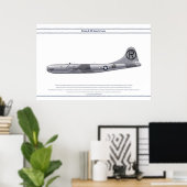 B-29 Verenigde Staten Enola Gay Poster (Thuiskantoor)