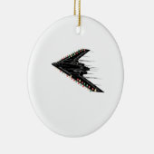 B-2 B2 Spirit Stealth Bomber Jet Plane 4th of July Keramisch Ornament (Rechts)
