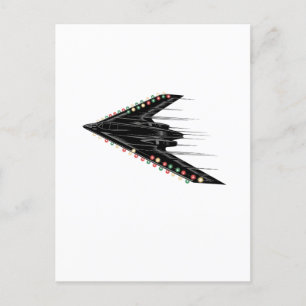 B-2 B2 Spirit Stealth Bommenwerper Jet Vliegtuig 4 Feestdagenkaart