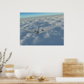 B-2 Bomber boven de wolken Poster (Keuken)