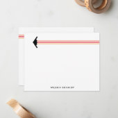 B-2 driekleurenstrips voor driekleurenstrips notitiekaartje (Voorkant / Achterkant in situ)