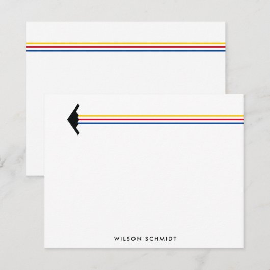 B-2 driekleurenstrips voor driekleurenstrips notitiekaartje (Voorkant / Achterkant)