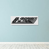 B-2 Gedistilleerd doek Canvas Afdruk (Insitu (Houten vloer))