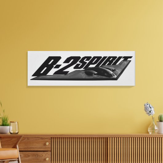 B-2 Gedistilleerd doek Canvas Afdruk (Insitu (Woonkamer))