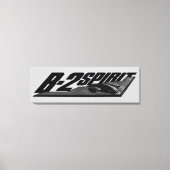 B-2 Gedistilleerd doek Canvas Afdruk (Voorkant)