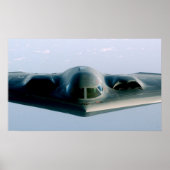 B-2 Gedistilleerd Vliegtuig Poster (Voorkant)