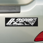 B-2 gedistilleerde Bumpersticker (Op auto)